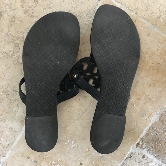 *SOLD on Mercari Tory Burch black sandals - Picture 2 of 3