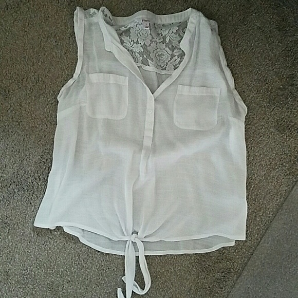 White tank top