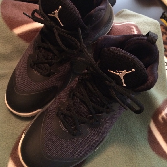 Boys Air Jordan shoes gently used