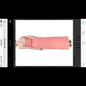 Halston Heritage maxi dress in desert rose size xs