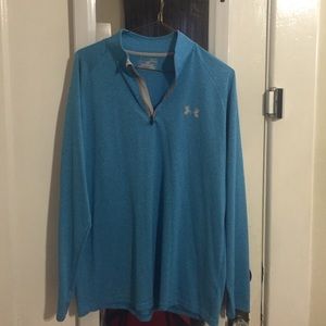 Baby blue Under Armor pullover- heat gear.