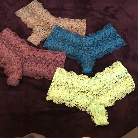 Victoria's Secret set of 4 sexy shortie panties