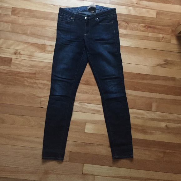 Navy denim skinny jeans