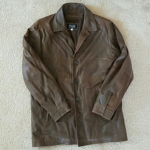 Wilson's Leather - Leather Button Down Jacket