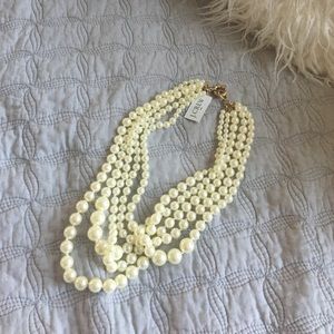 Multi-strand J.Crew pearl necklace