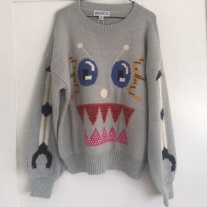 🎉HP🎉 Wildfox *RARE* Robot Sweater size small NWT