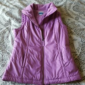 Purple Columbia Puffer Vest