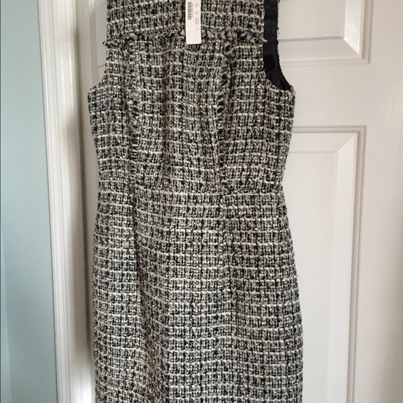 J. Crew Noir Tweed Dress