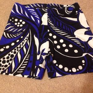 Blue and pink spandex