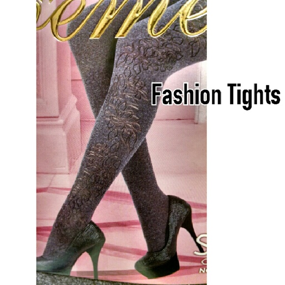 ITALIAN Fashion Tights BROWN/MAUVE