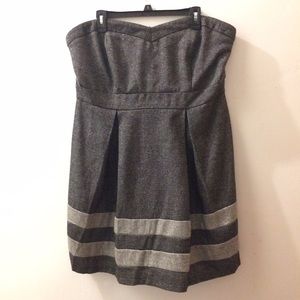 Forever21 Strapless Pleated Sparkle Dress, 3X