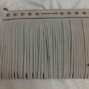 Michael Kors suede Clutch