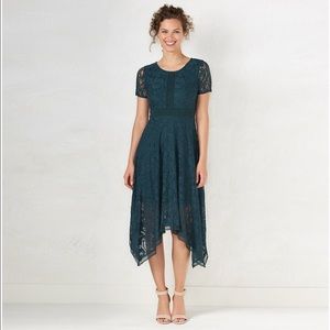 NWT Lauren Conrad lace midi dress