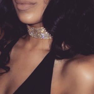 NEW✨ Diamond Mesh Choker -Gold