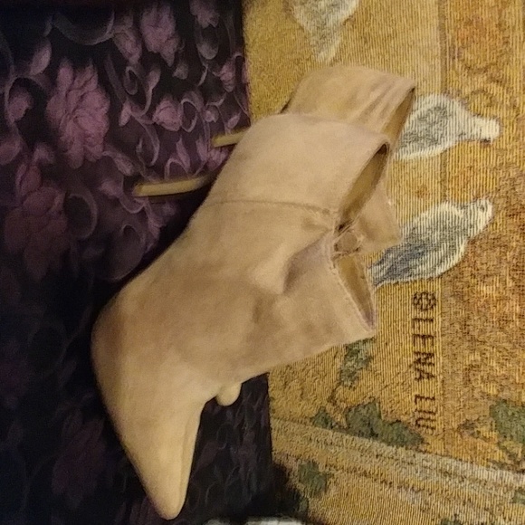 👢FINAL PRICE🍁  3 pair Suede Ankle High  Booties - Picture 3 of 5