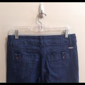 LAST CALL Reuse Jeans Dark Mid Bell Bottoms NWT 28