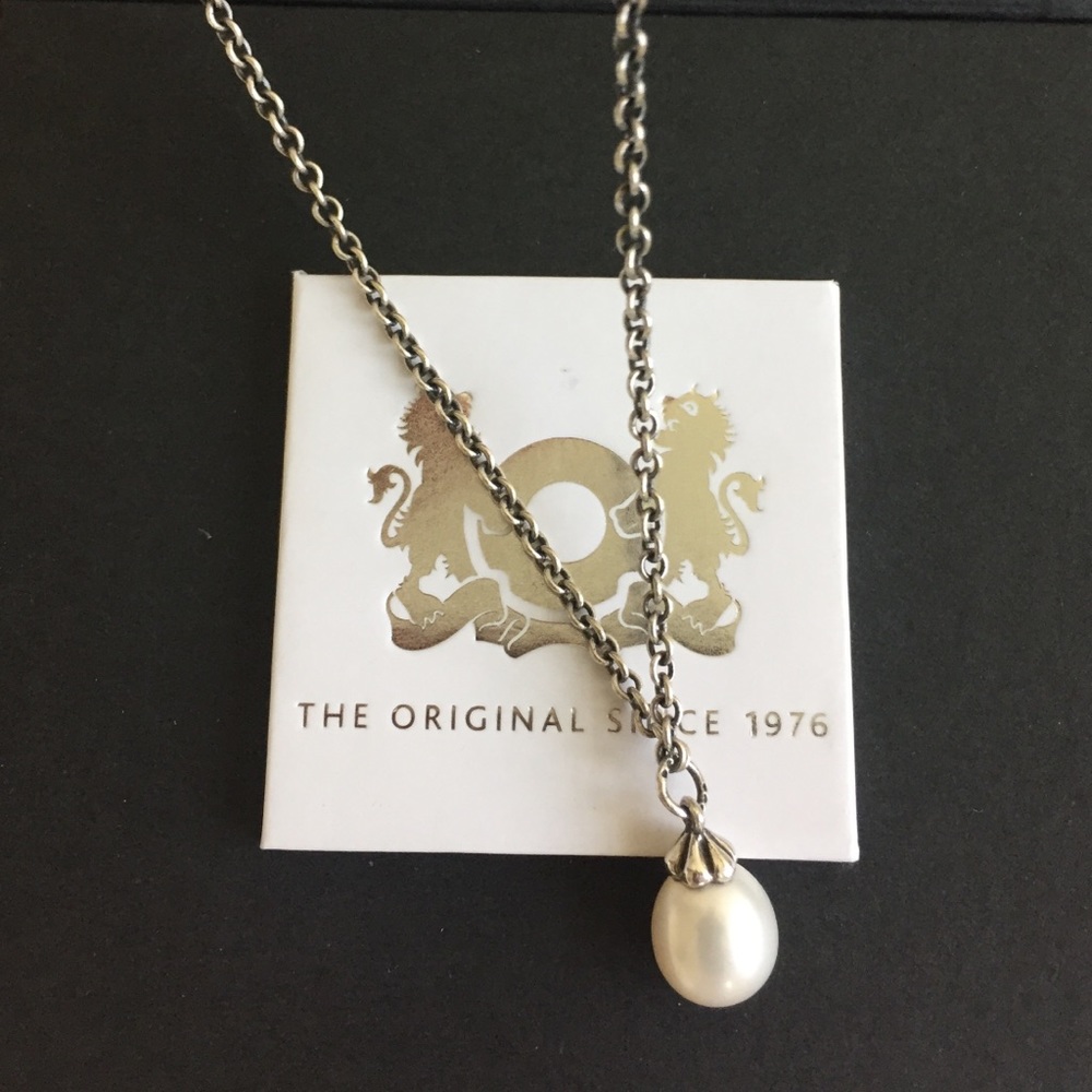 Trollbeads Oxidized Fantasy Necklace Pearl