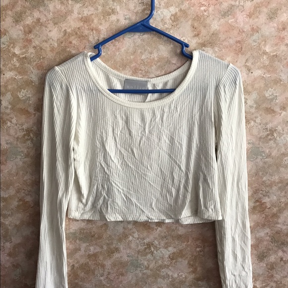 Long sleeve crop top