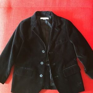 Black Velvet Blazer Janie and Jack 3T