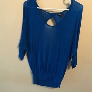 Express open back sweater