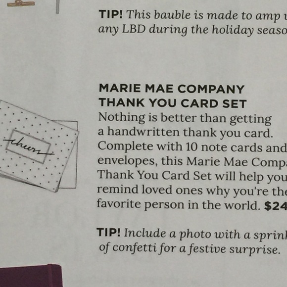 ✴️FINAL PRICE! Marie Mae Thank You Card Set - Picture 2 of 3
