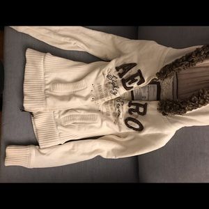 Aeropostale fur lined hoodie size M