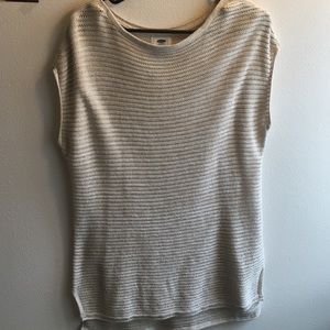 Tan Sleeveless Sweater
