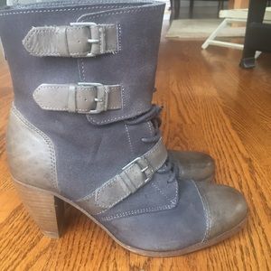 All Saints Siri Boots mid-heel Size 8