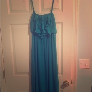 Teal maxi dress!!!