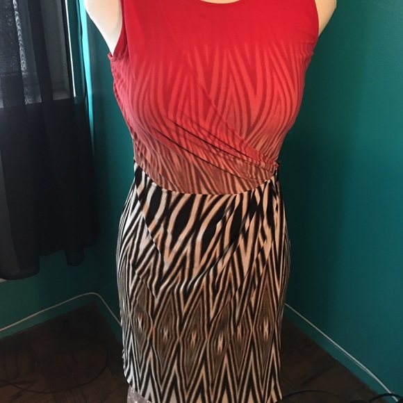 Printed Wrap Dress