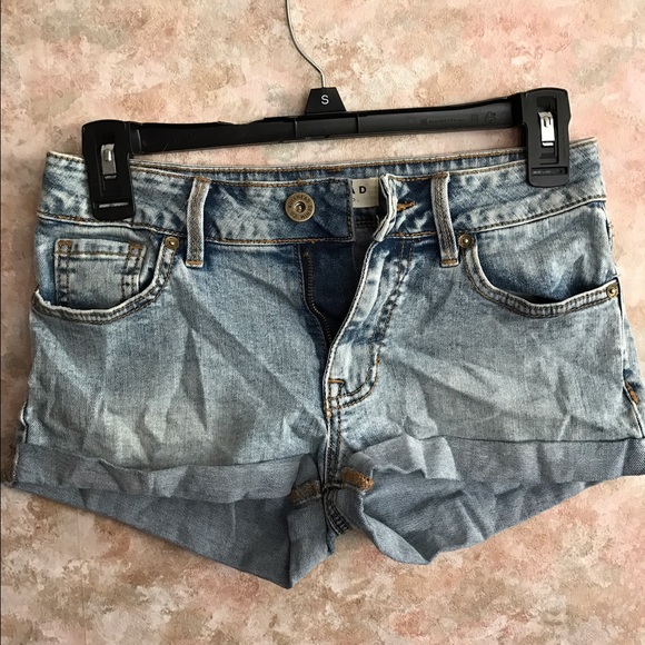 Denim shorts