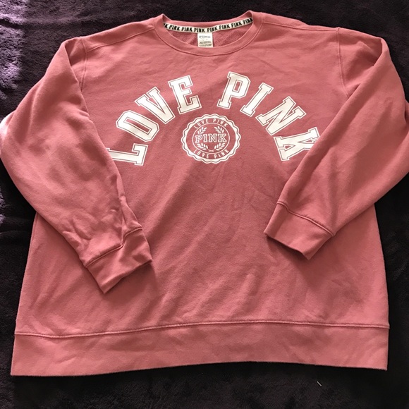 PINK pullover sweatshirt