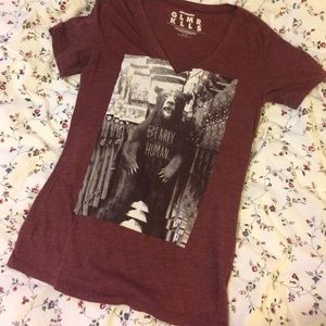 Glamour Kills maroon tshirt size Medium