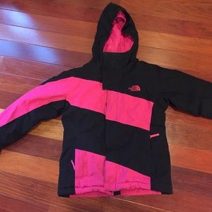 Girls North Face winter coat