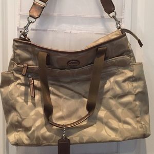Coach baby bag