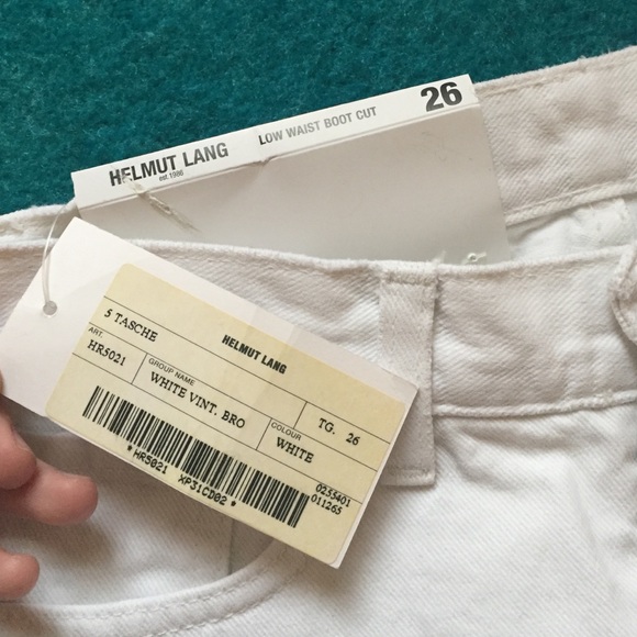 Helmet Land " White Vint. Bro" Jean - Picture 2 of 3