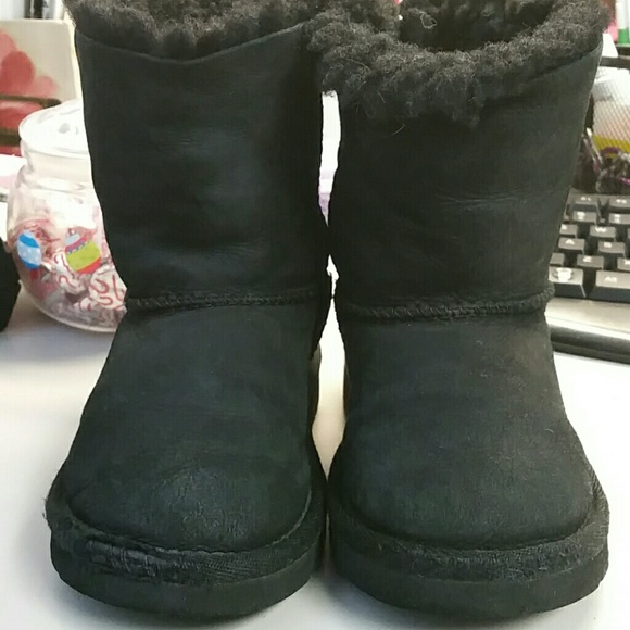 Authentic Bailey Bow Girls Black Uggs