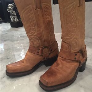 Frye Leather Harness Boot Size 6.5