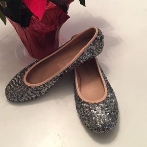 Lauren Conrad sequin ballet flats