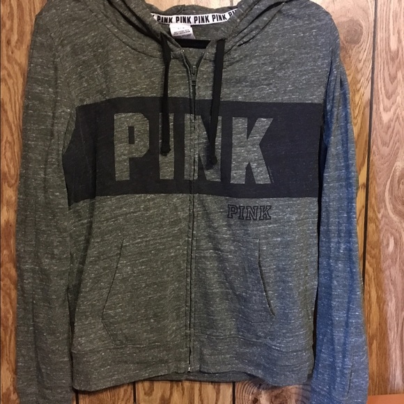 VS Pink - Light Weight Zip-up Hoodie