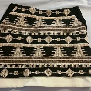 Polyester Aztec skirt