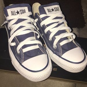 Converse Shoes - Blue chucks Converse Shoes - Blue chucks