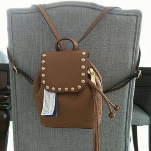 Rebecca Minkoff micro unlined leather backpack