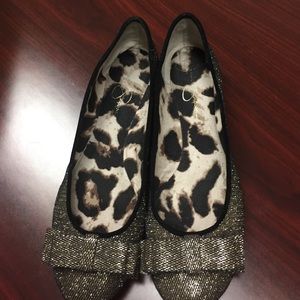 Jessica Simpson glitter flat
