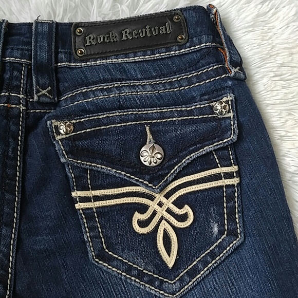 Rock revival straight jeans