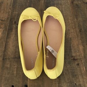 🍋 Lemon Ballet Flats