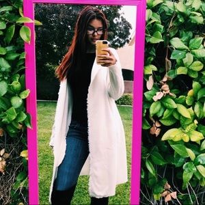 Brandy Melville White Cardigan