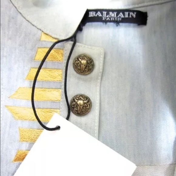 Authentic brand new Balmain jean top - Picture 3 of 4