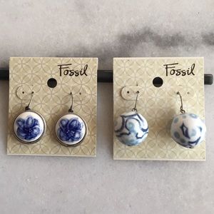 Blue and White Ceramic, Fossil Brand