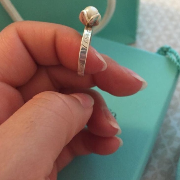 Tiffany I love you ring size 5
